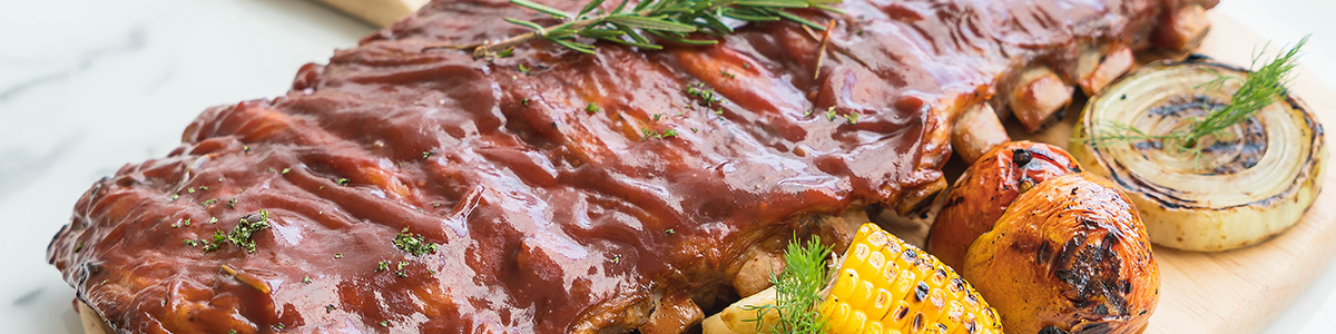 Costine con salsa barbecue